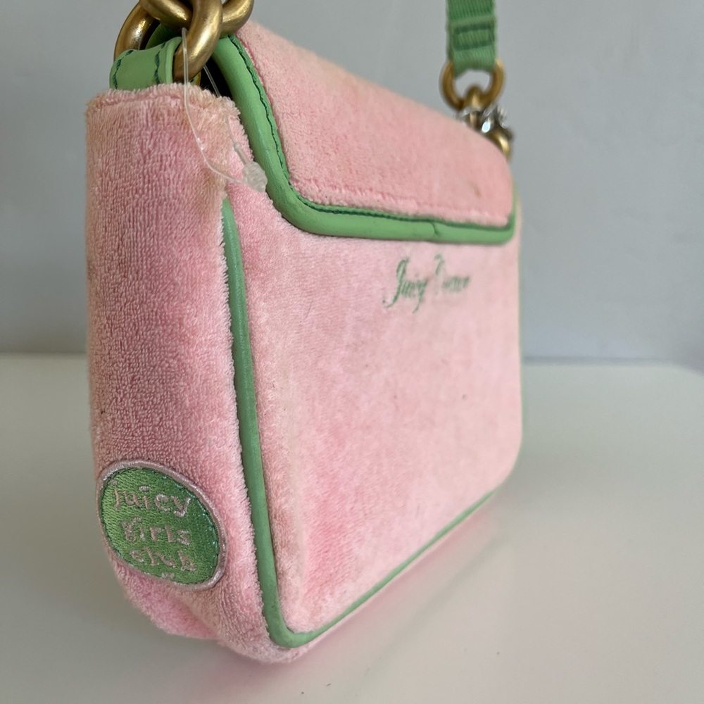 Auth Y2K JUICY COUTURE Terry Cloth Bag - Picture 6 of 15